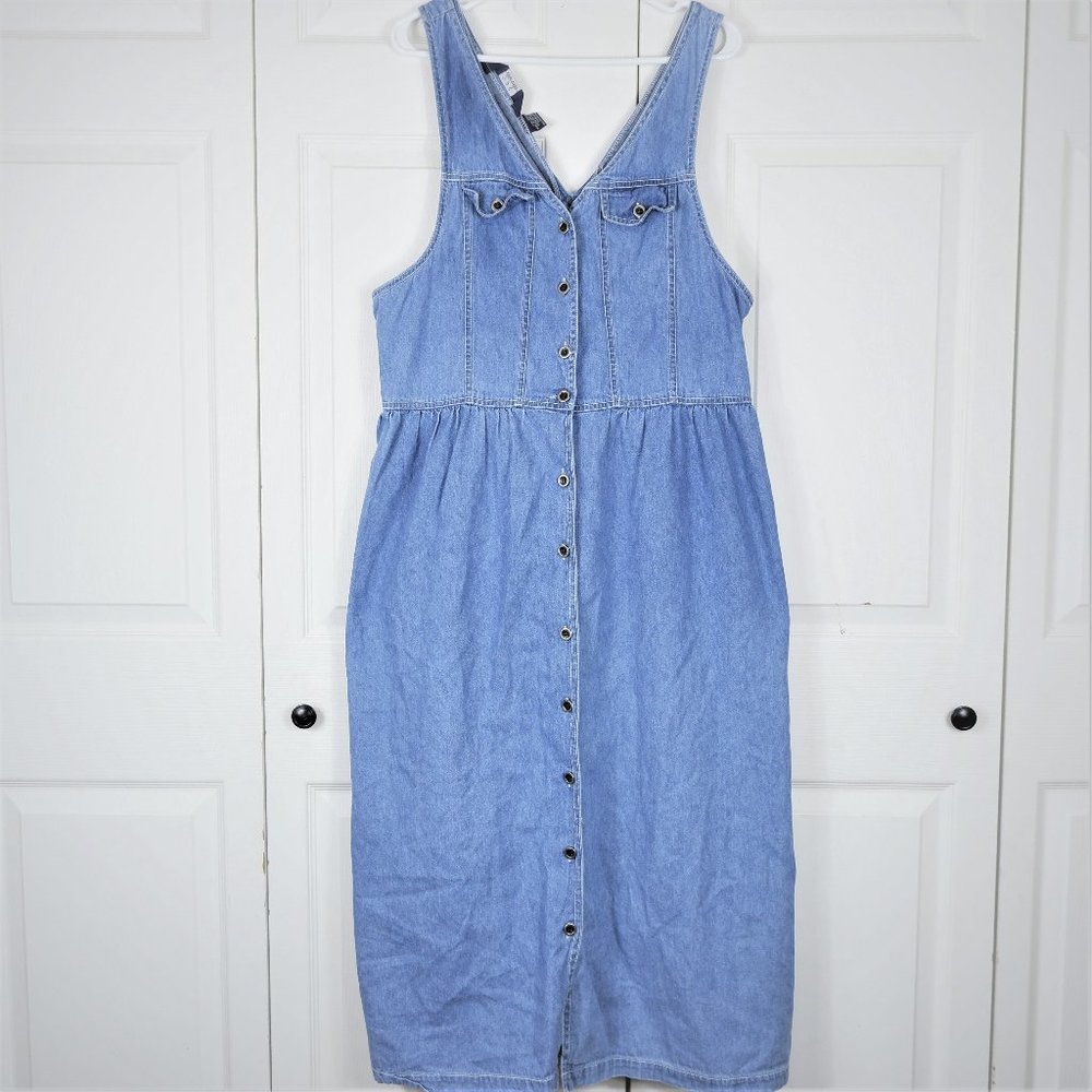 Denim Overall Dress